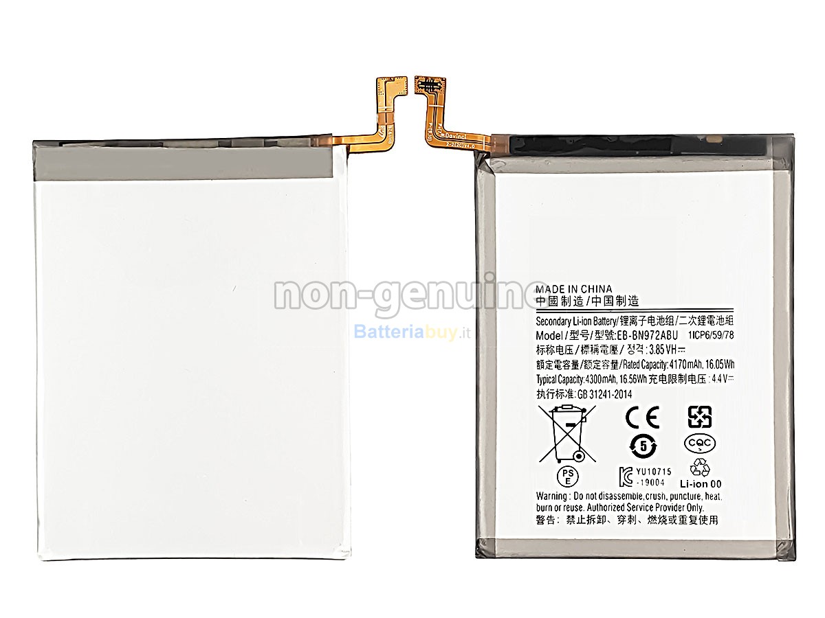 Batteria per Samsung NOTE 10+