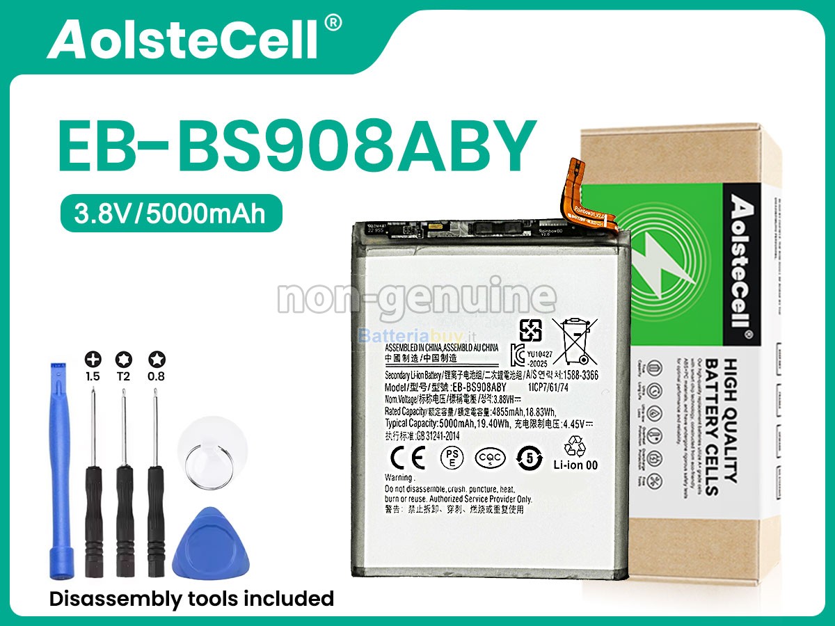 Batteria per Samsung GALAXY S22 ULTRA SM-S908B/DS