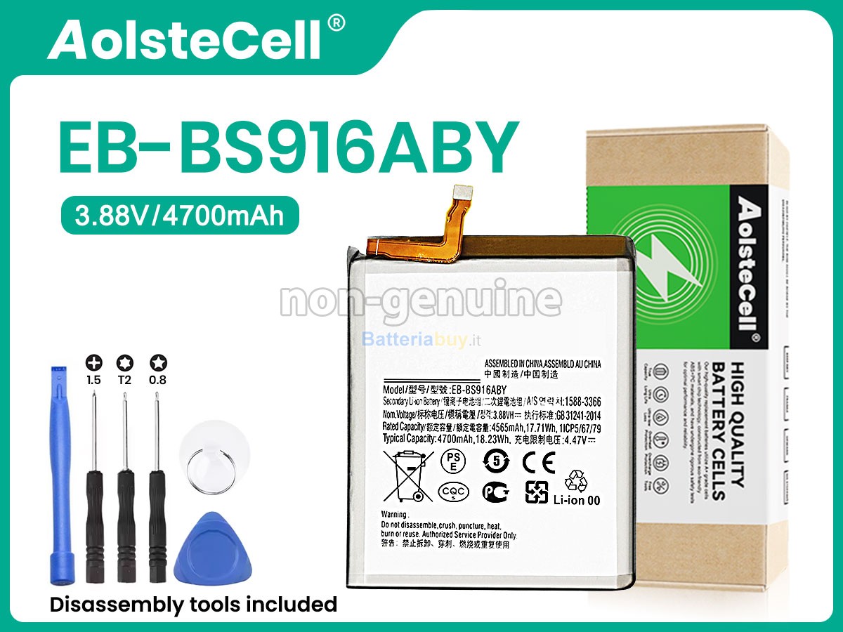 Batteria per Samsung GALAXY S23 PLUS SM-S916N