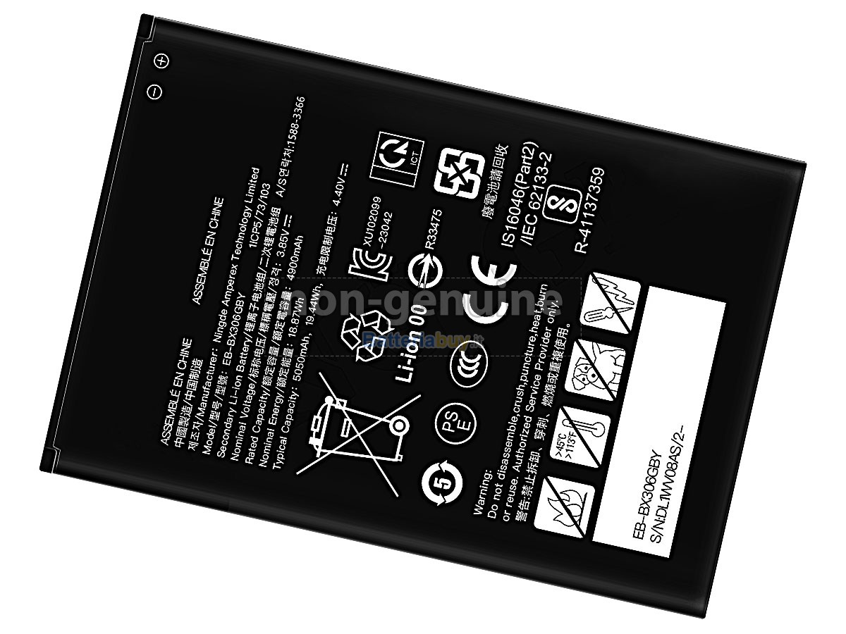 Batteria per Samsung Galaxy TAB ACTIVE5 SM-X30