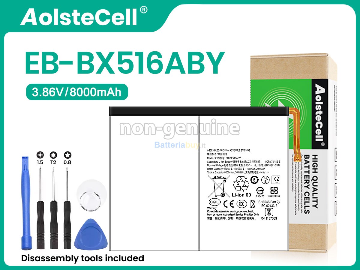 Batteria per Samsung EB-BX516ABY