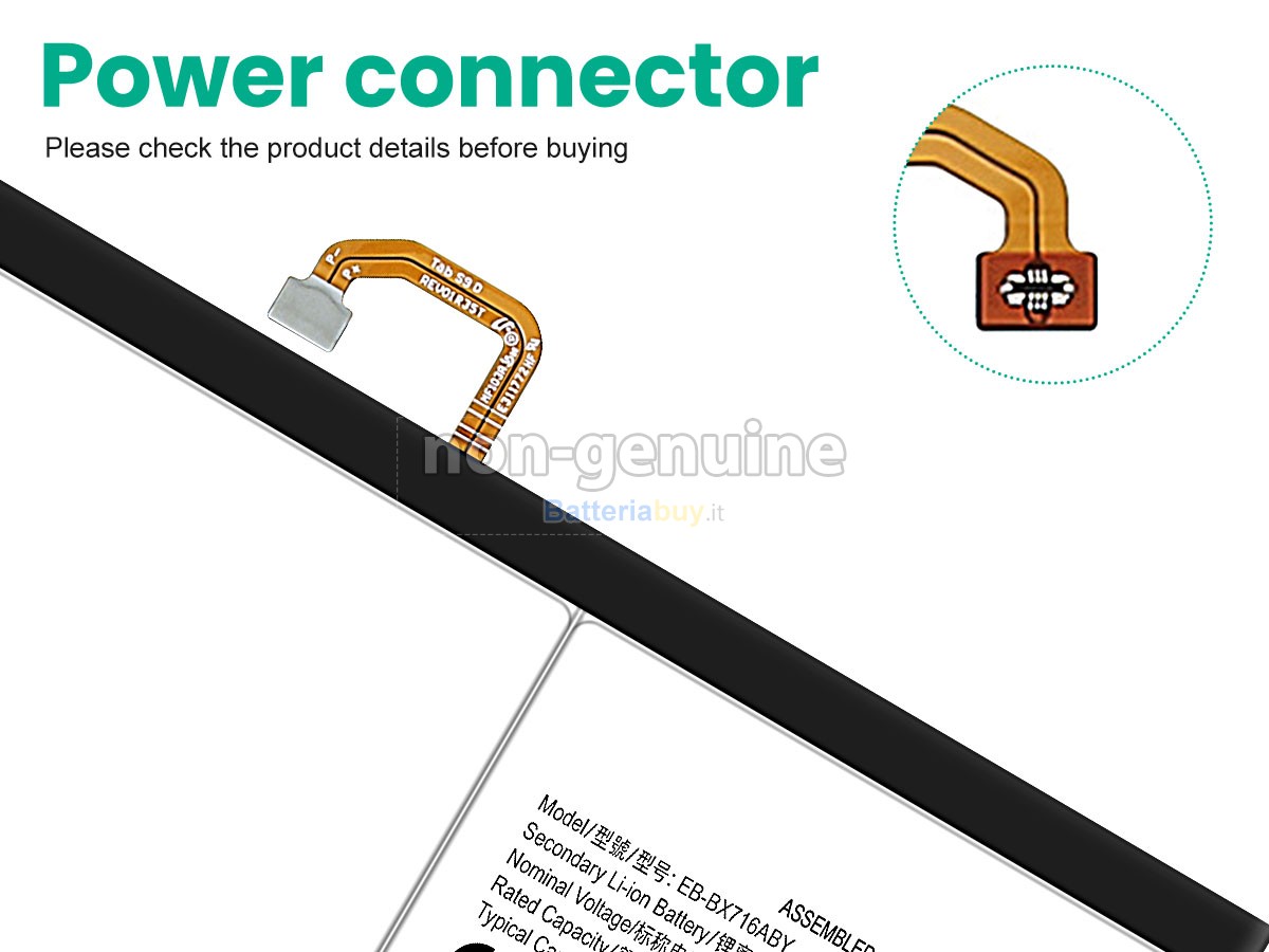 Batteria per Samsung Galaxy TAB S9 SM-X710