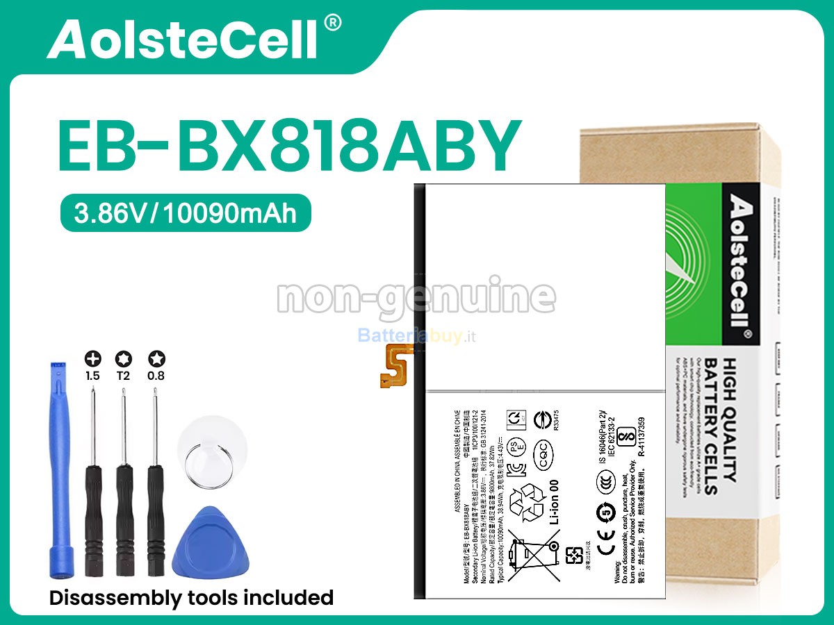 Batteria per Samsung Galaxy TAB S9 FE+ SM-X616