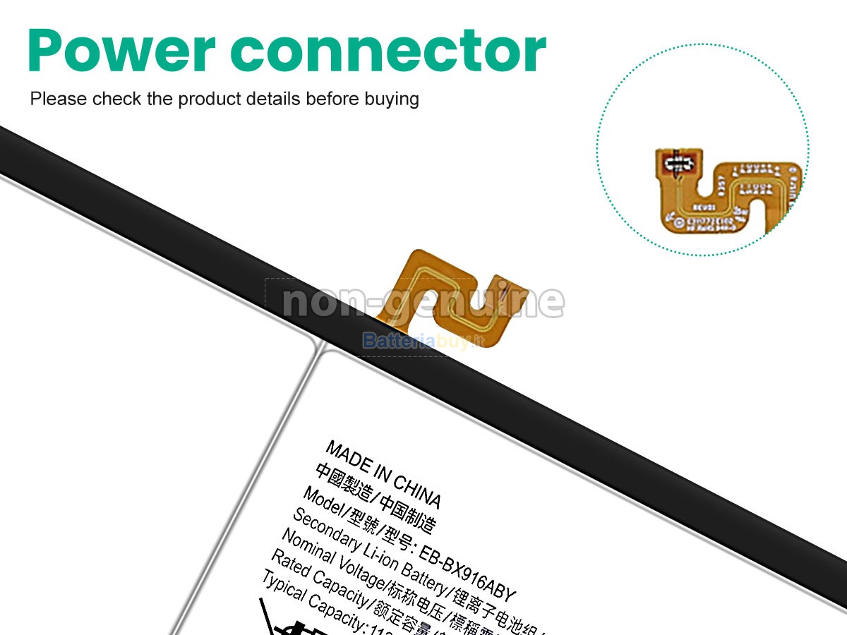 Batteria per Samsung Galaxy TAB S8 ULTRA SM-X900
