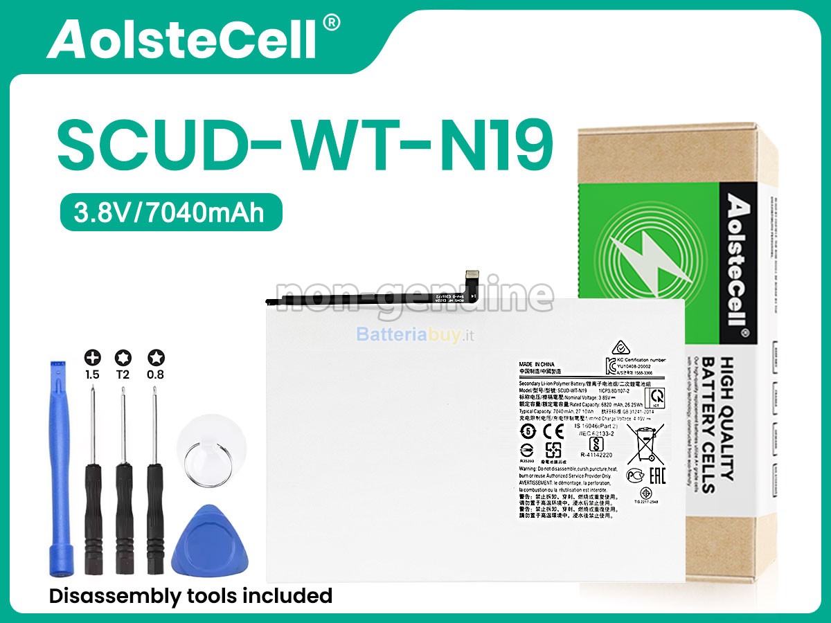 Batteria per Samsung Galaxy TAB A7 10.4 2020