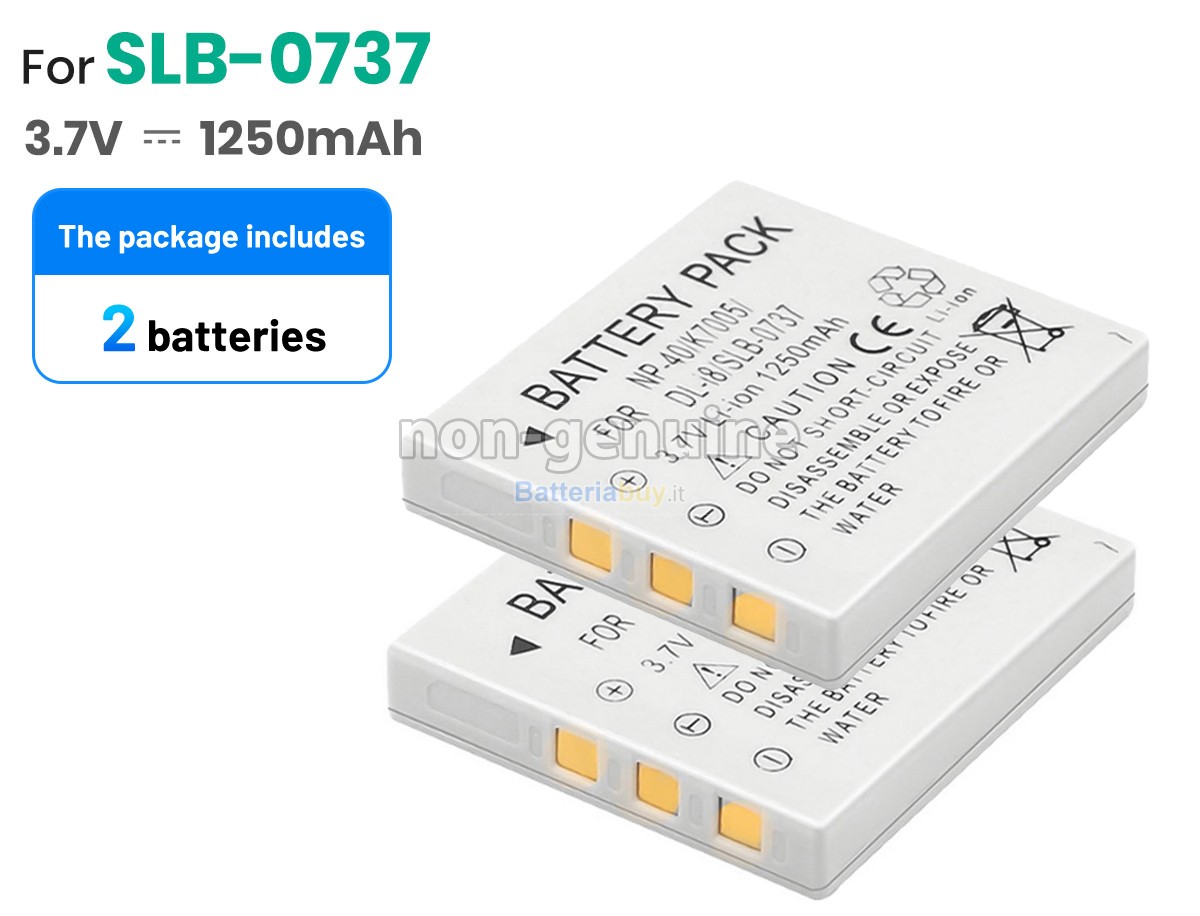 Batteria per Samsung SLB-0737