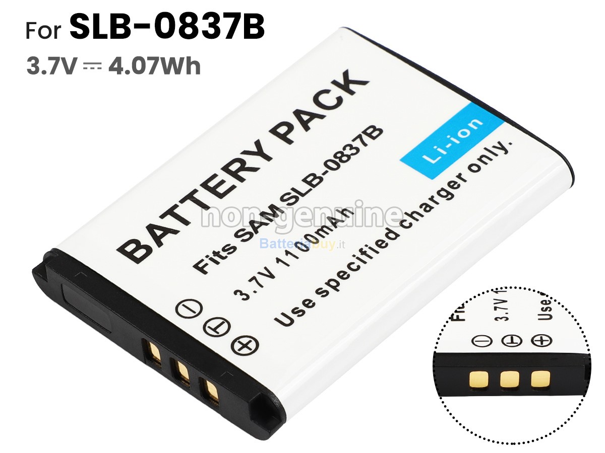 Batteria per Samsung DIGIMAX L85T