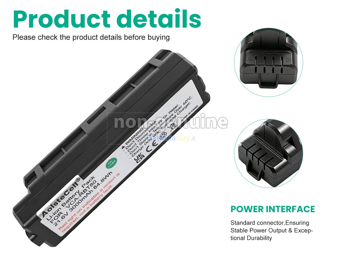 Batteria per Samsung JET BOT