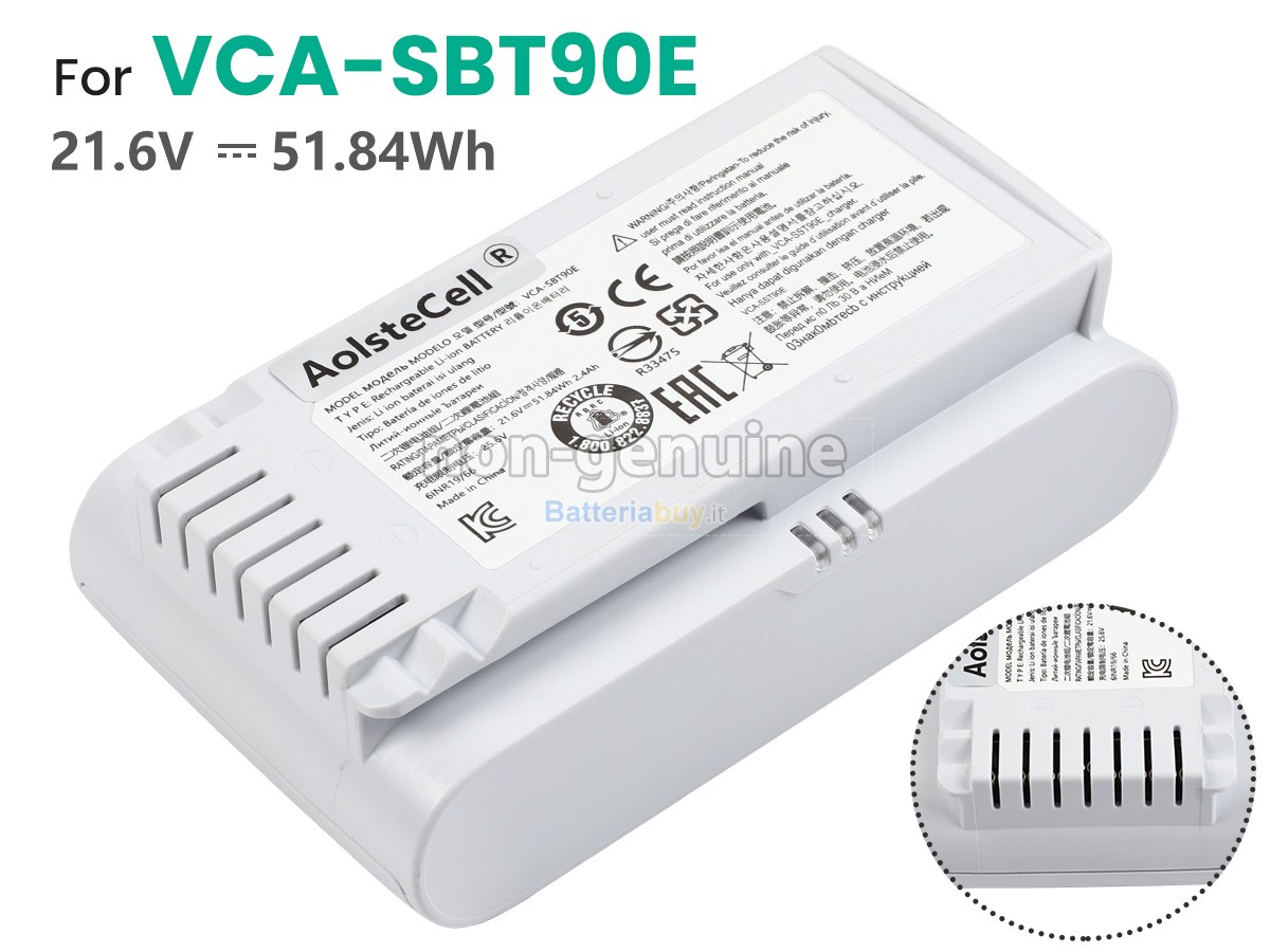 Batteria per Samsung VCA-SBT90EB