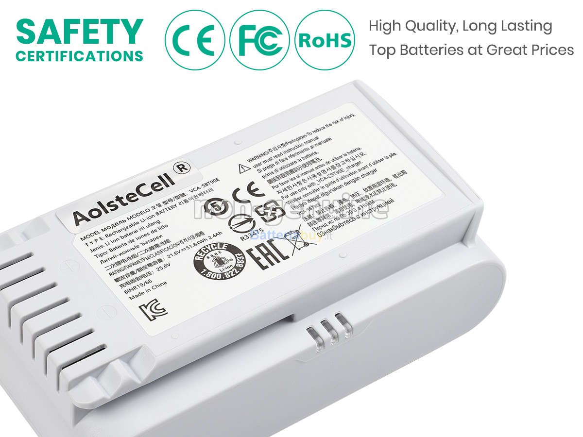 Batteria per Samsung VCA-SBT90EB