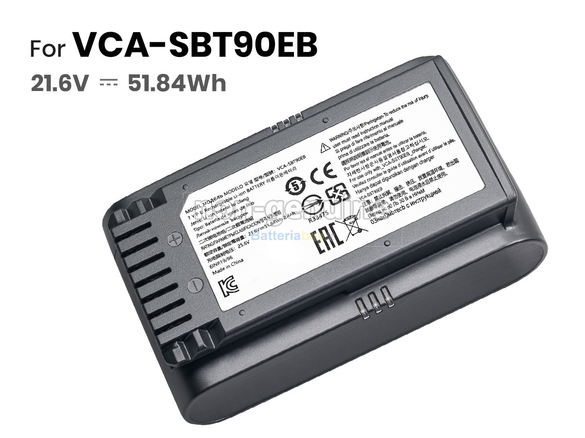 Batteria per Samsung VCA-SBT90EB