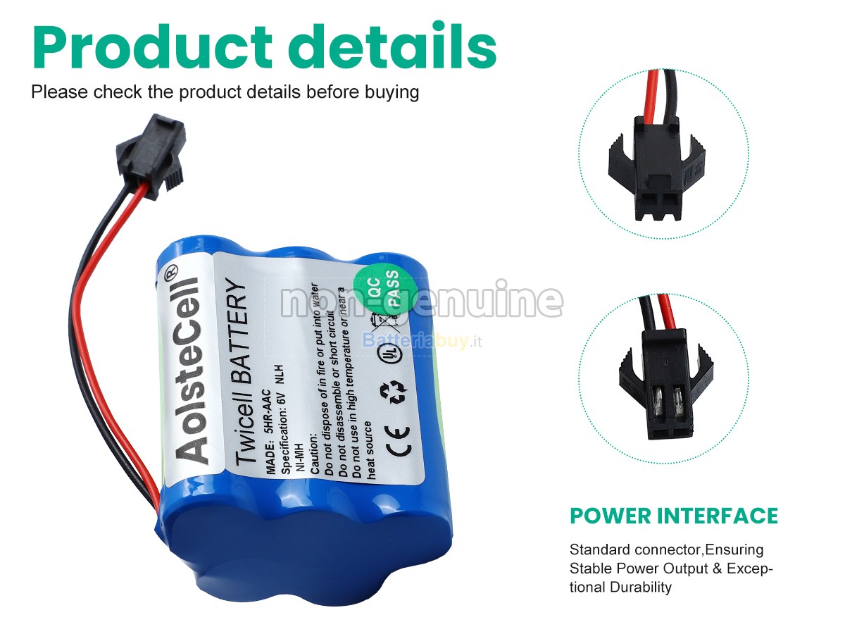 Batteria per Sanyo MBR-506D(H)