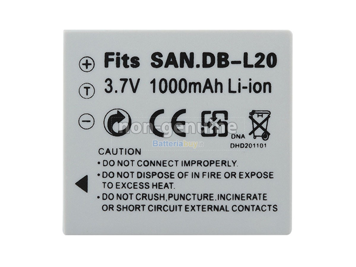 Batteria per Sanyo DBL20