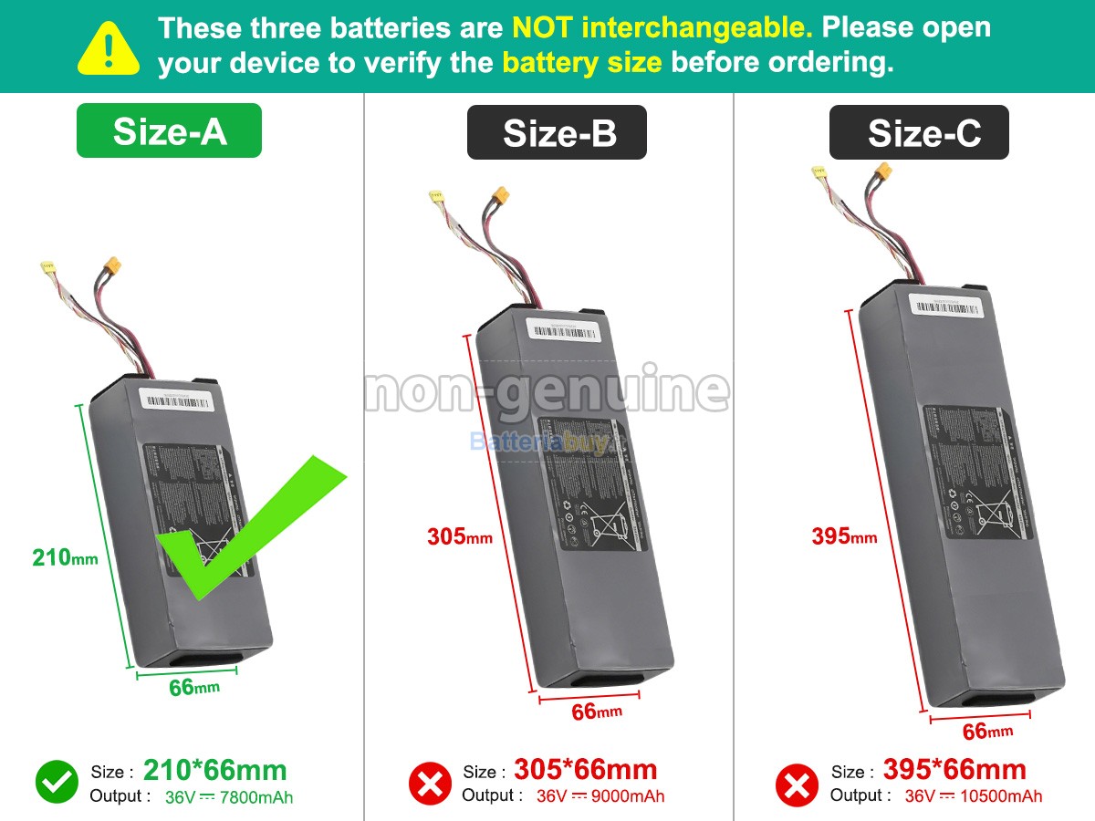 Batteria per Segway Ninebot H1319-H