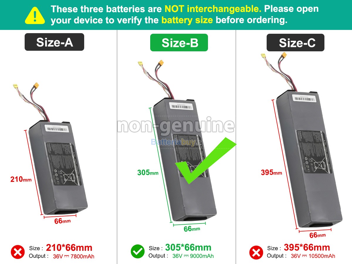 Batteria per Segway Ninebot H1319-H