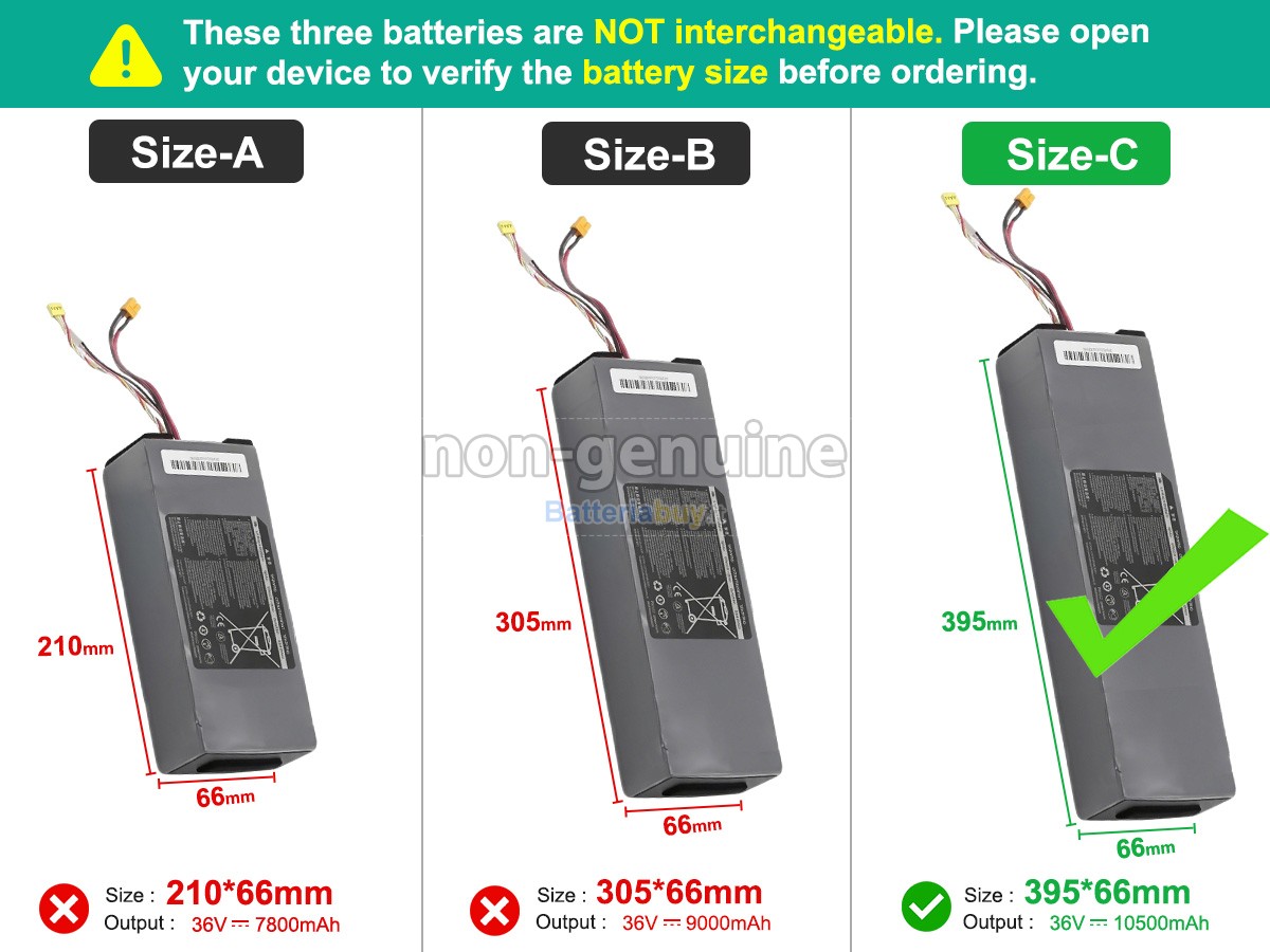 Batteria per Segway Ninebot H1319-H