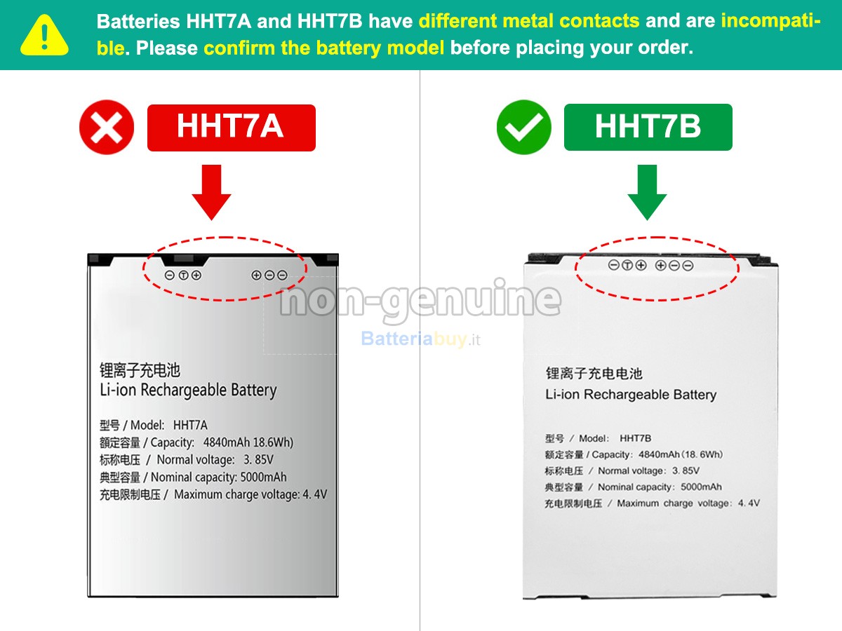 Batteria per SF 7TH GENERATION