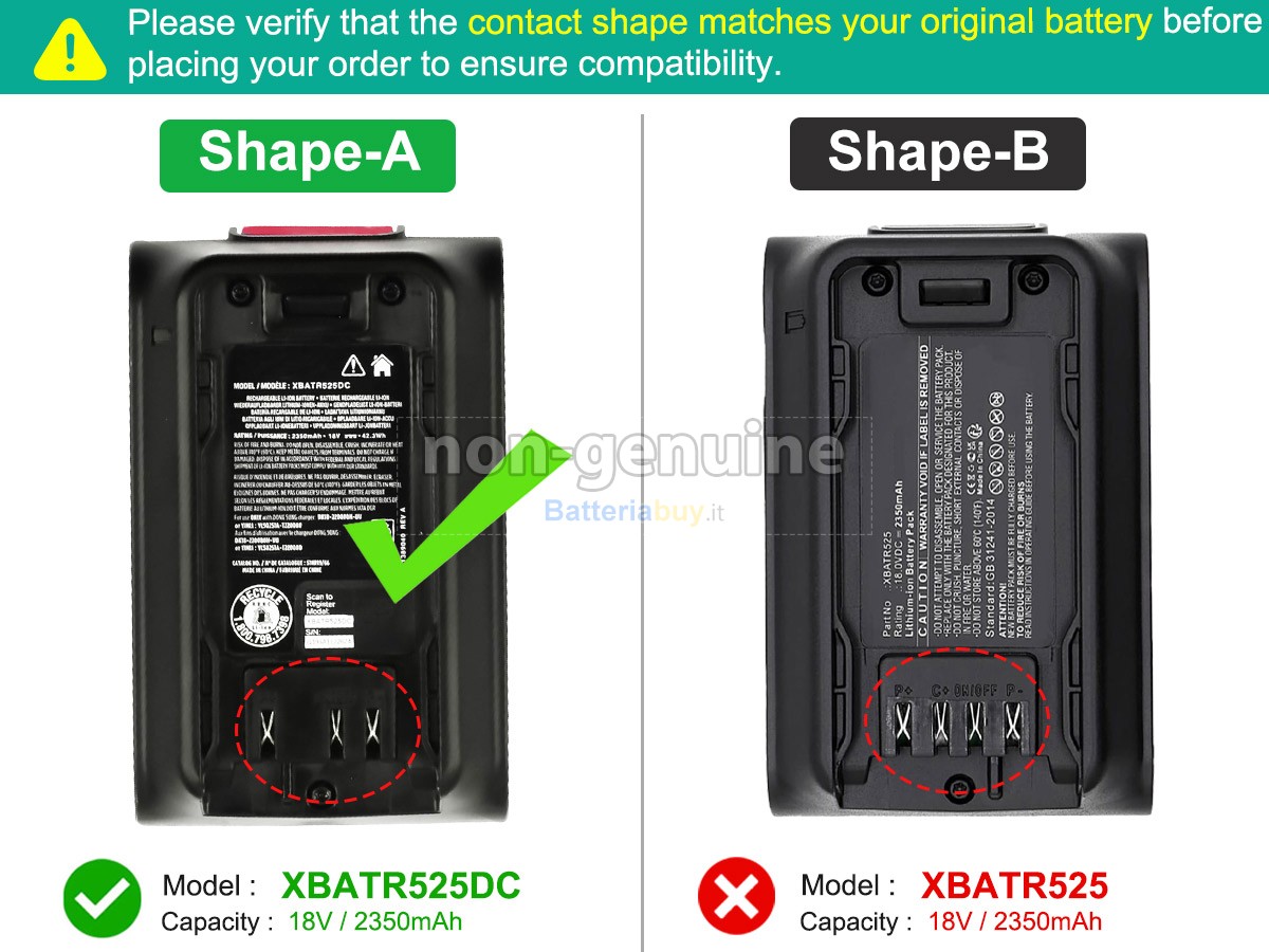 Batteria per Shark IW1120C