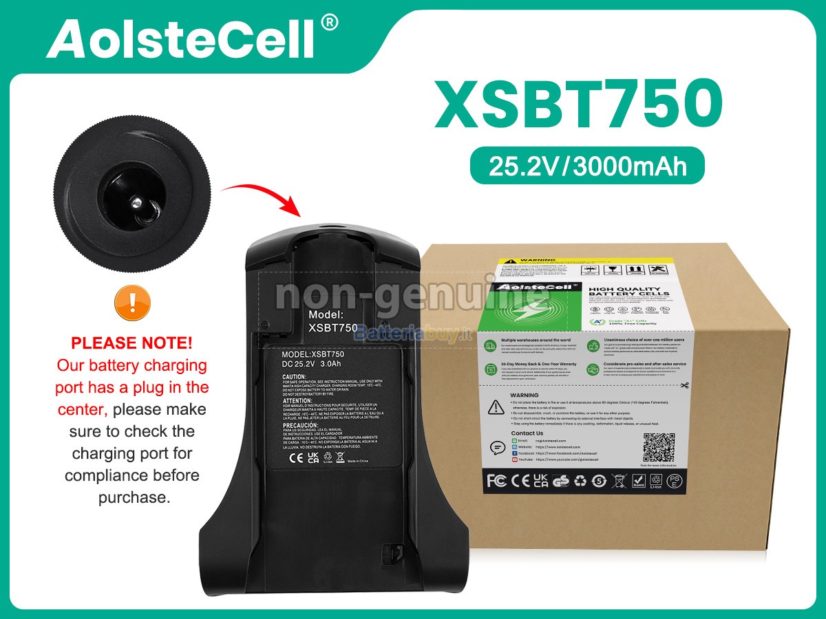 Batteria per Shark VERTEX IZ483H