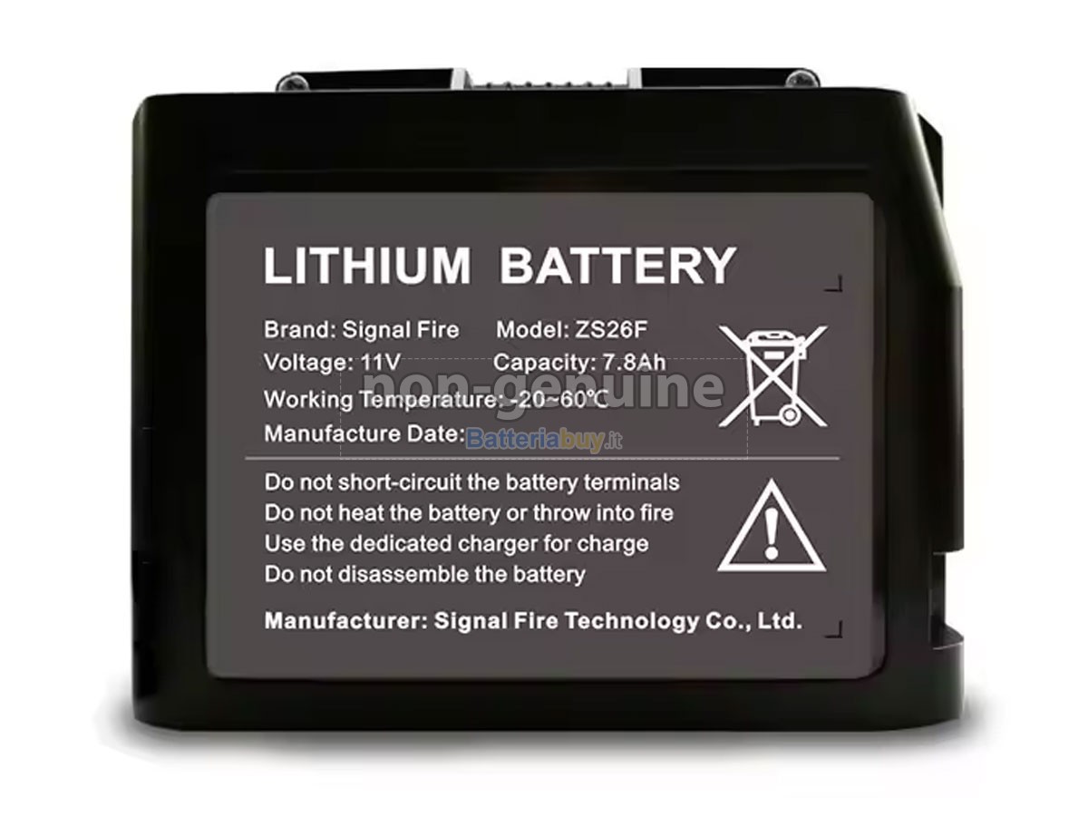 Batteria per Signal Fire AI-7C