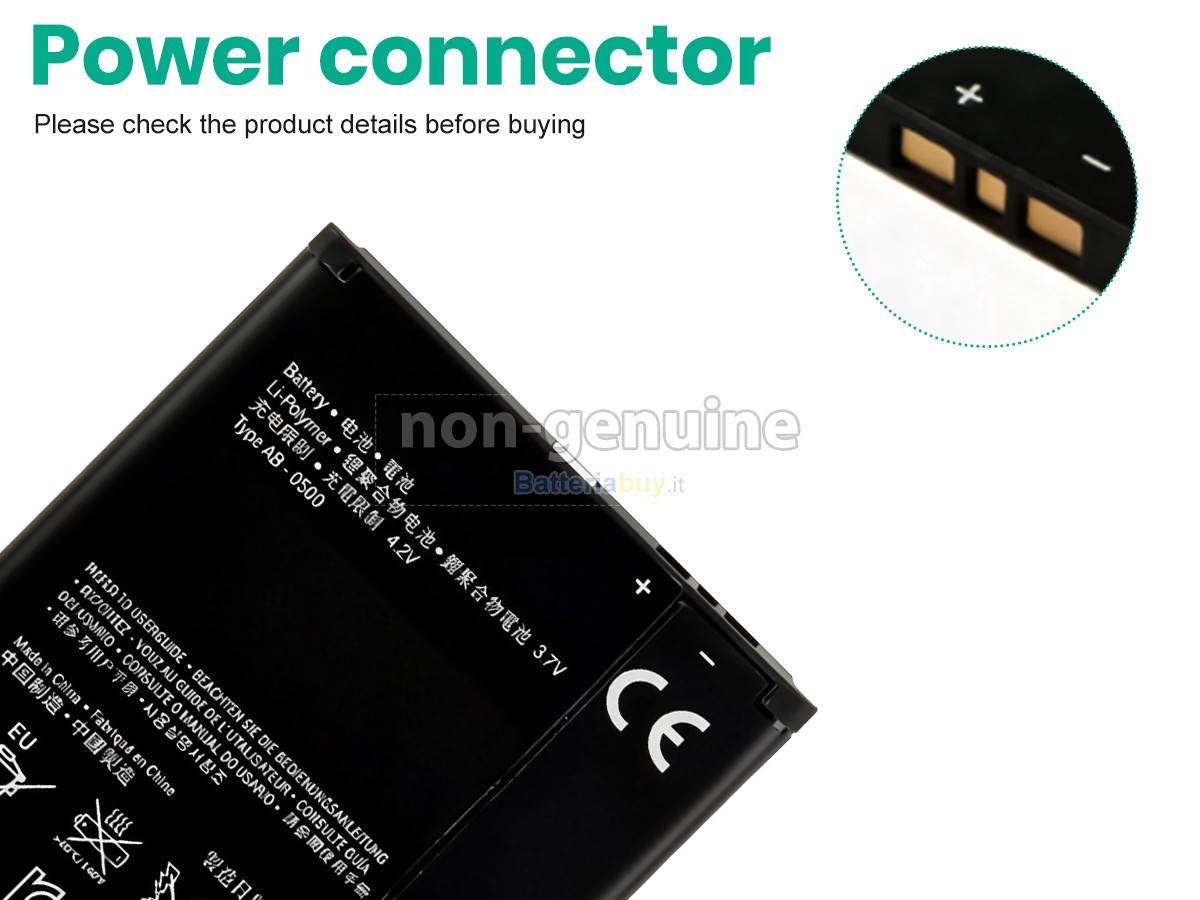 Batteria per Sony AB-0500