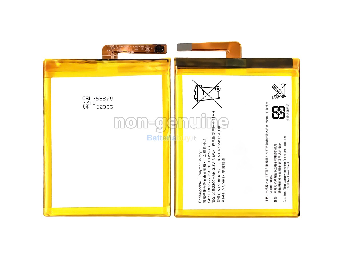 Batteria per Sony L1S1618ERPC