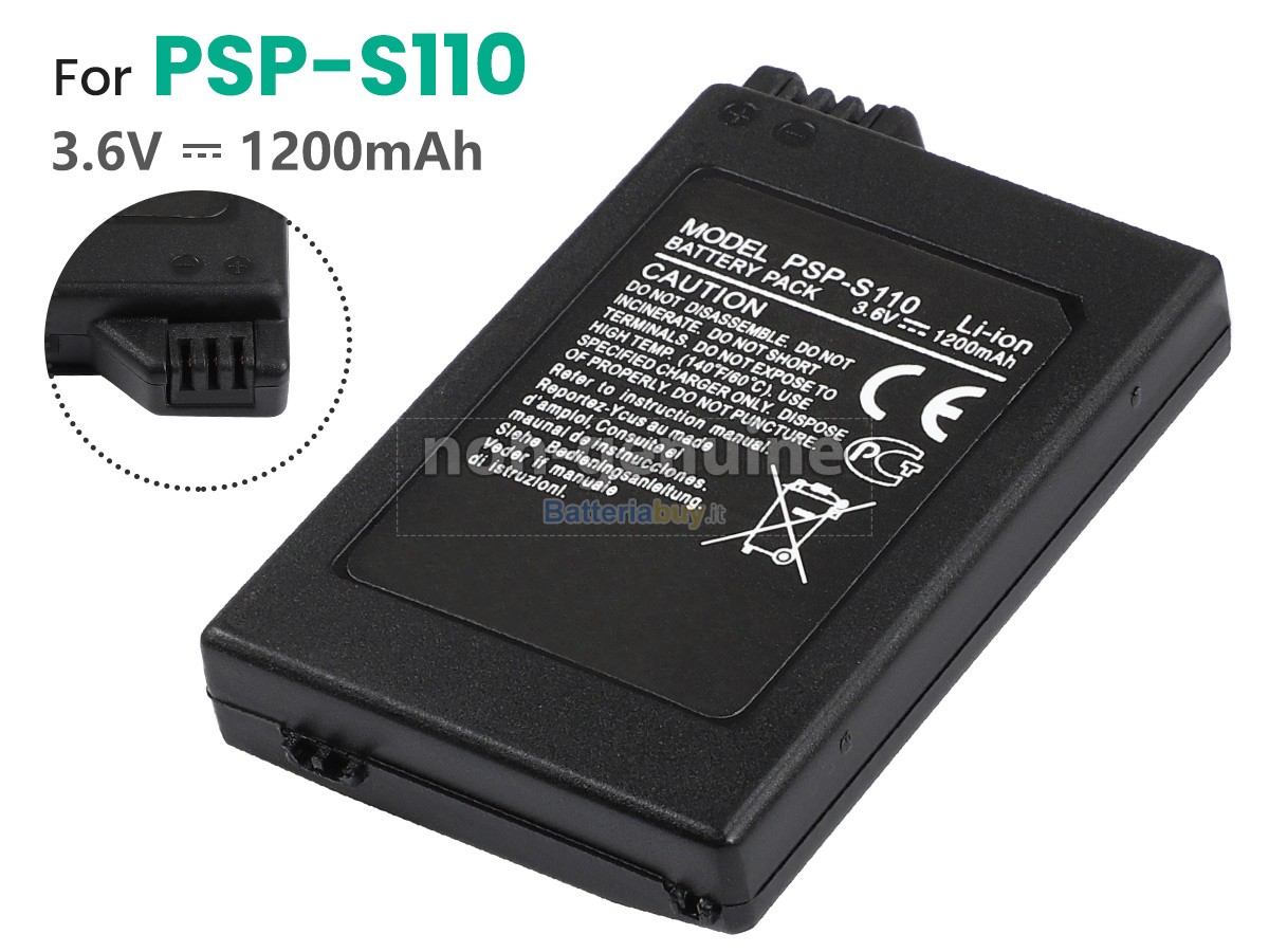 Batteria per Sony PSP-2000
