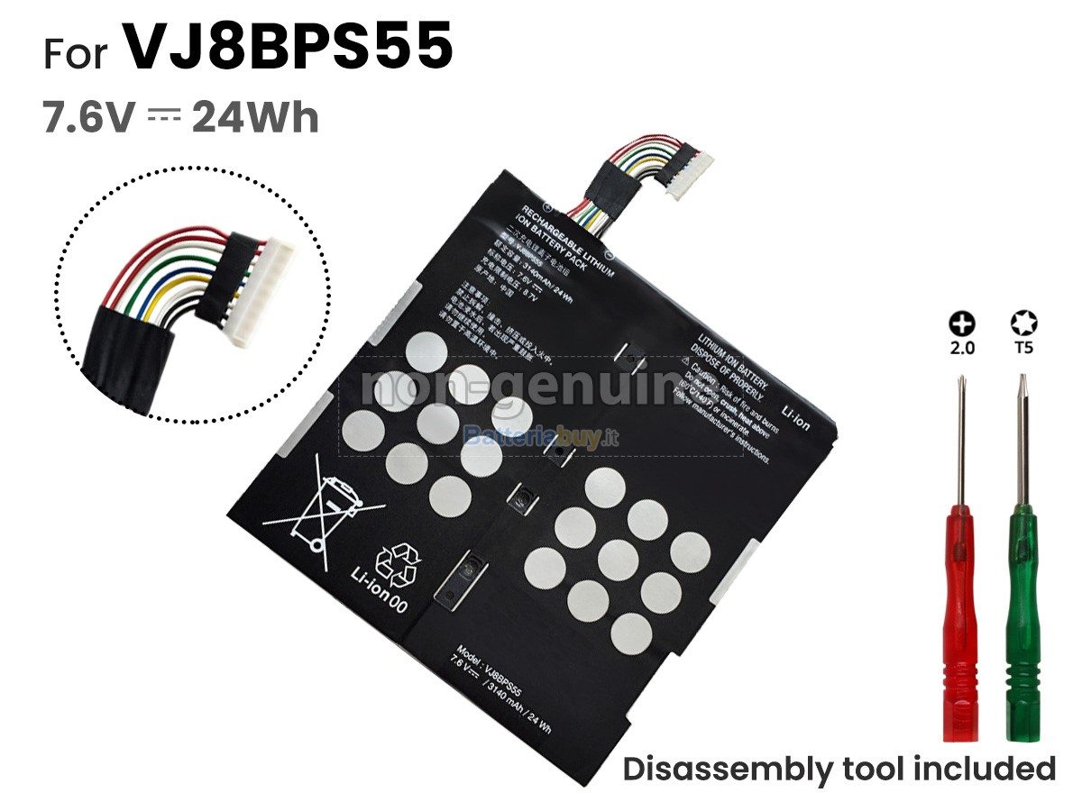 Batteria per Sony VJ8BPS55