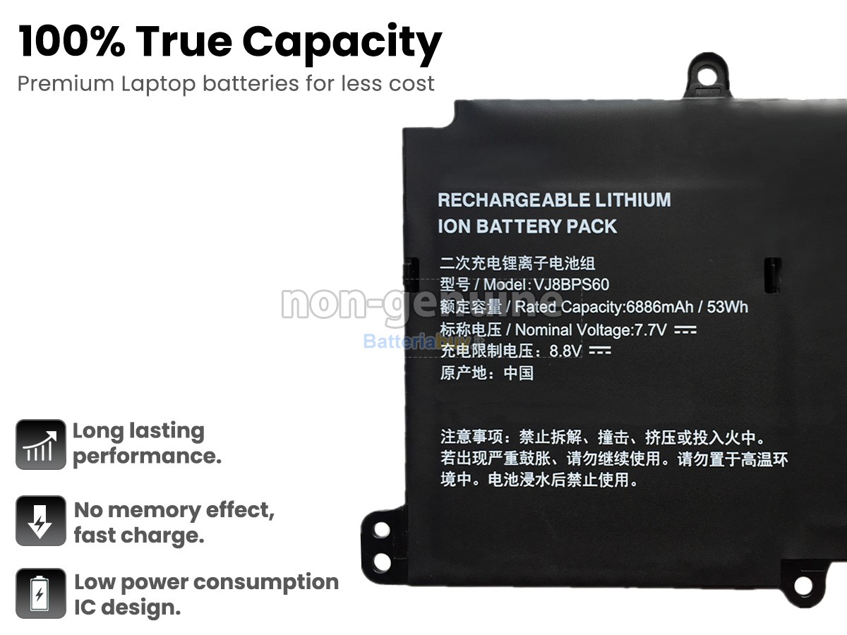 Batteria per Sony VJ8BPS60