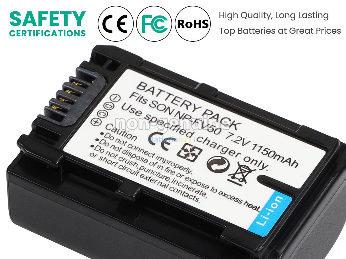 Batteria per Sony FDR-AX45A