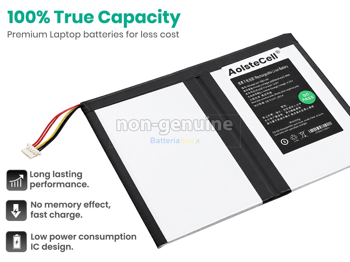 Batteria per Teclast 30100140