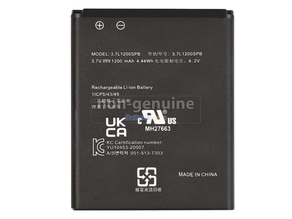 Batteria per Texas Instruments 3.7L1200SP