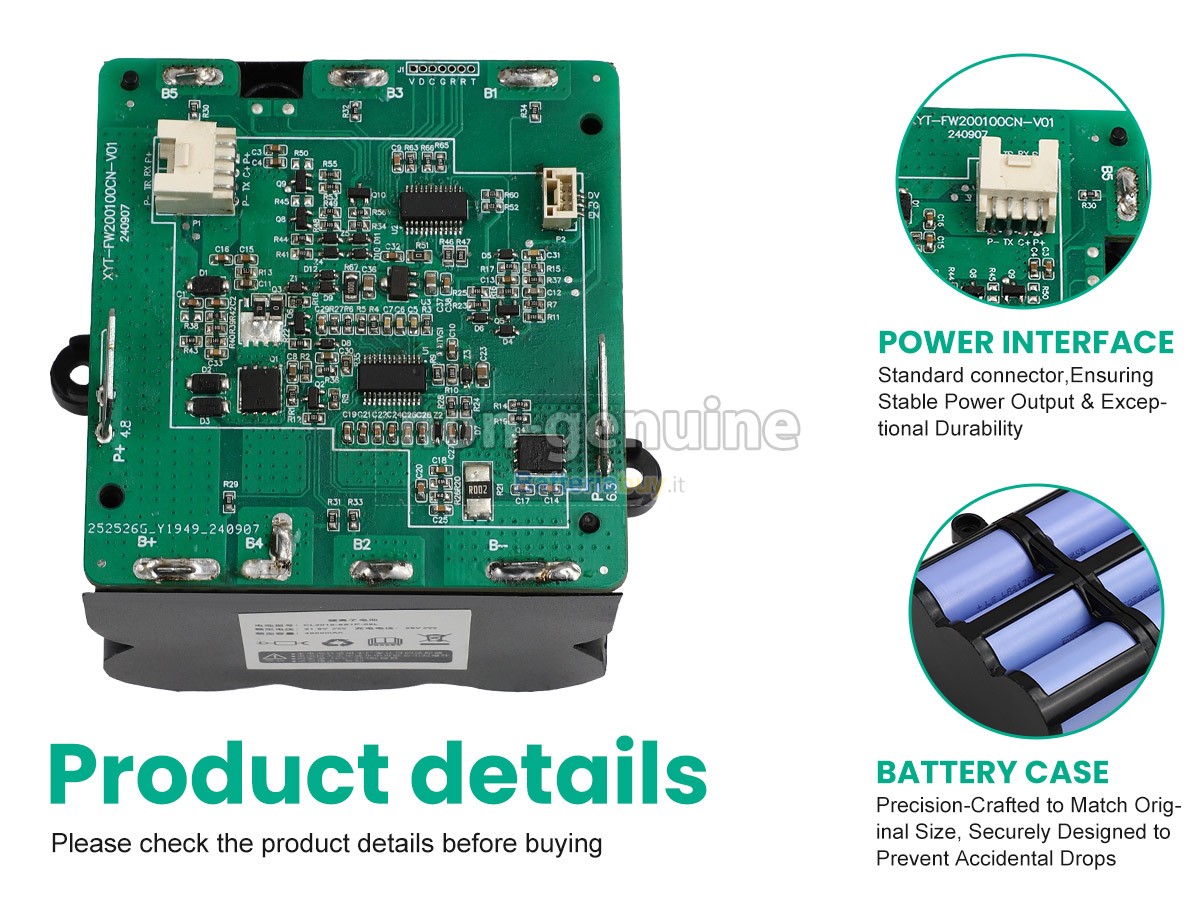 Batteria per Tineco FLOOR ONE 2.0 LED