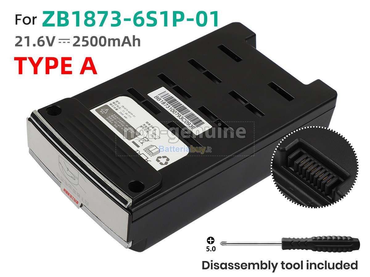 Batteria per Tineco ZB1873-6S1P-0