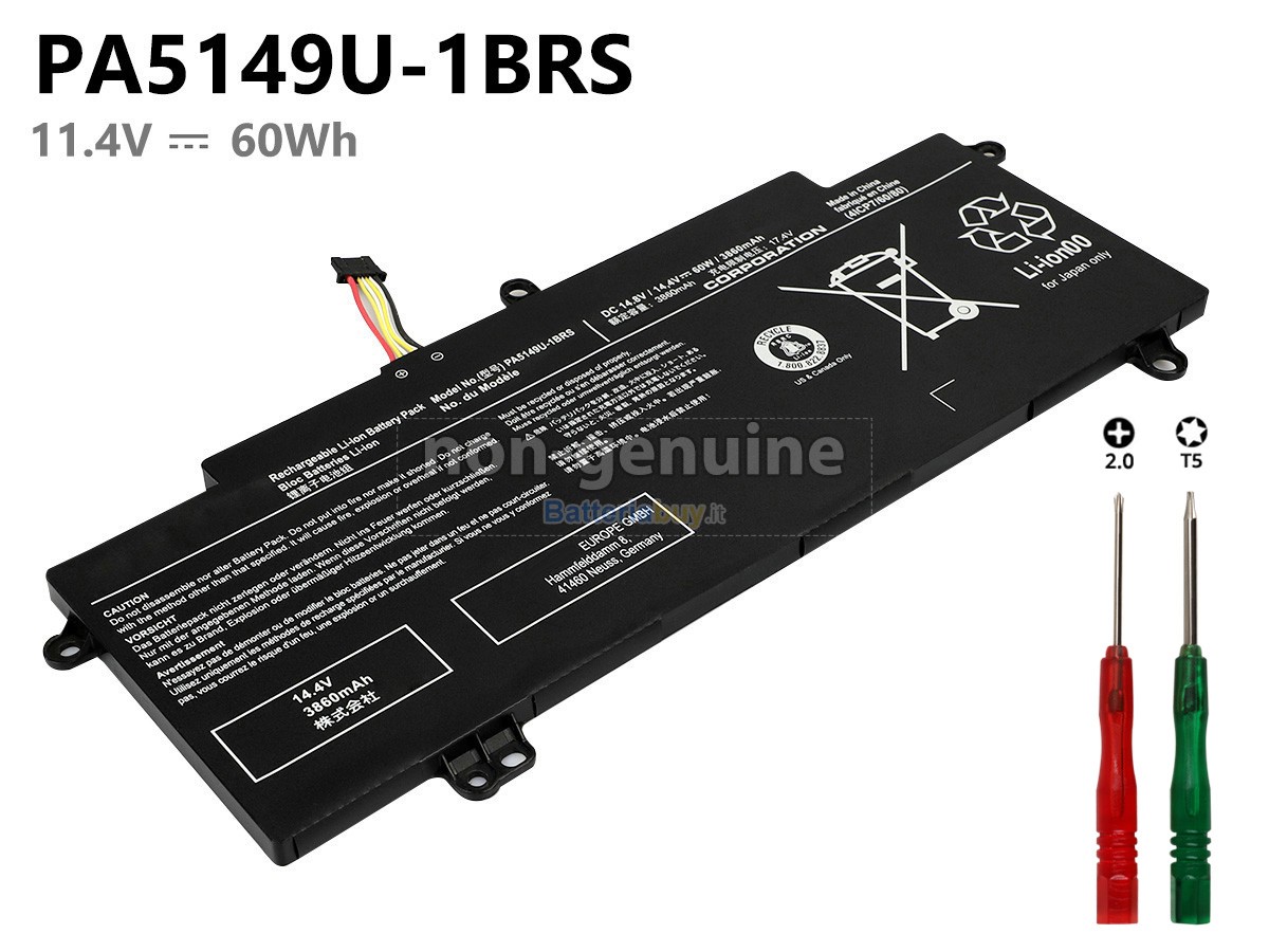 Batteria per Toshiba Tecra Z40-B-11L