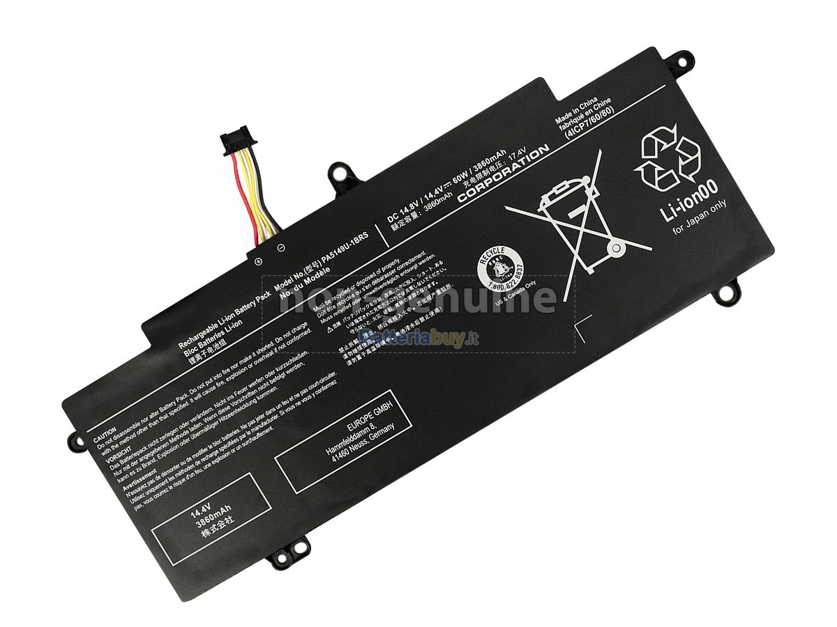 Batteria per Toshiba Tecra Z40-B-11L
