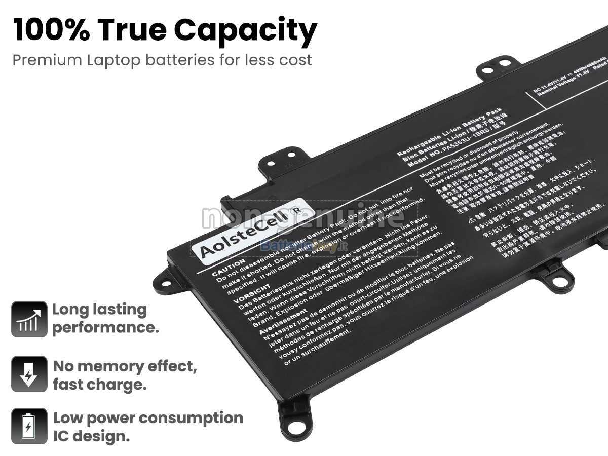 Batteria per Toshiba Tecra X50-F-16K