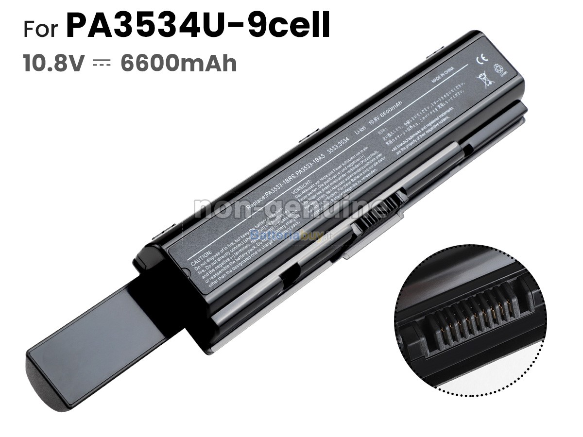 Batteria per Toshiba Satellite Pro L550-17K