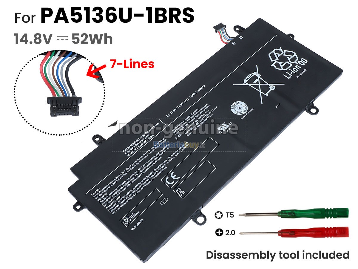 Batteria per Toshiba PA5136U-1BRS