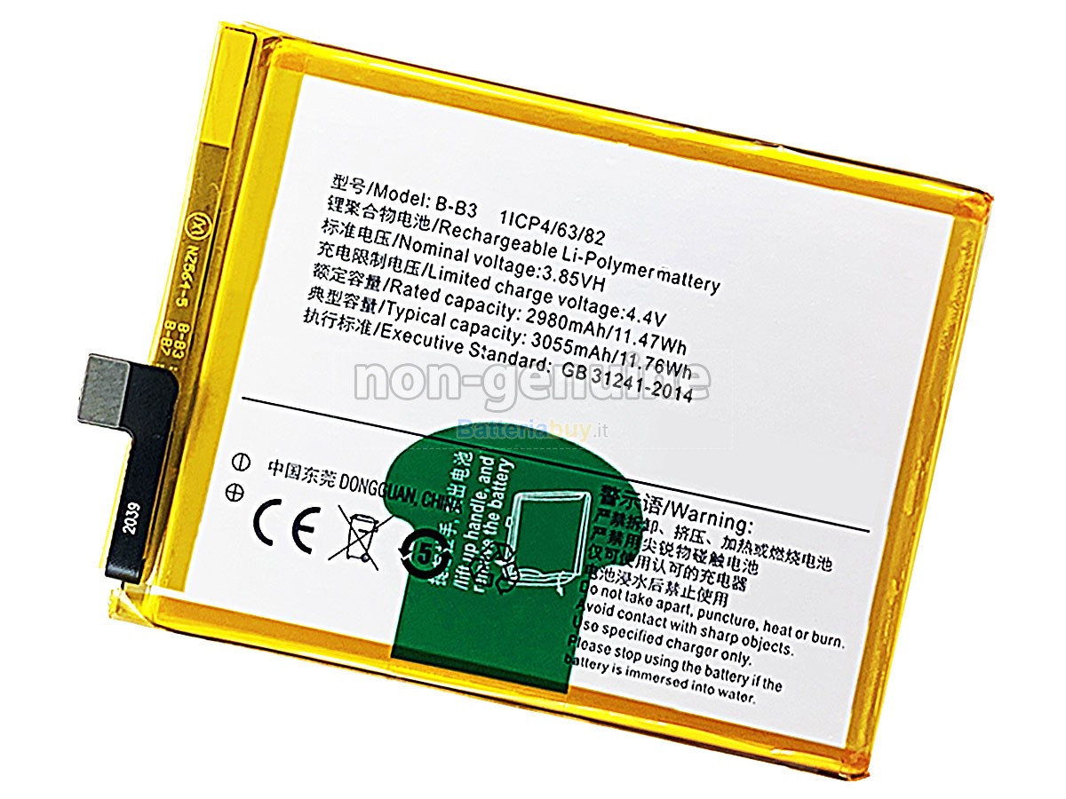 Batteria per Vivo X9