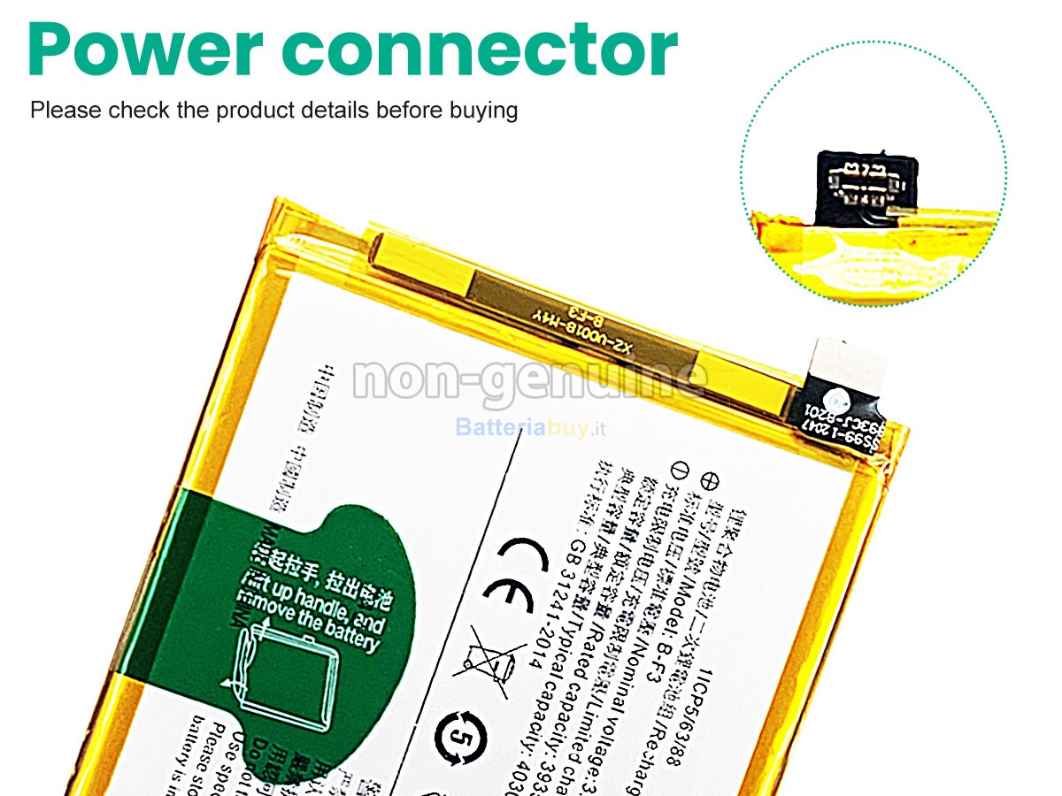 Batteria per Vivo Y91C