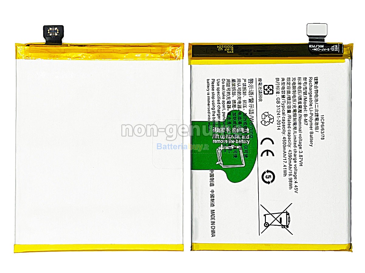 Batteria per Vivo S6 5G