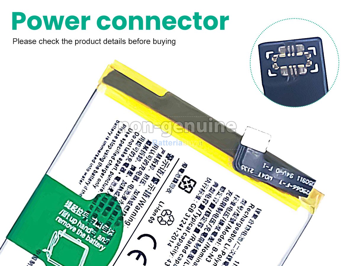 Batteria per Vivo X50 PRO