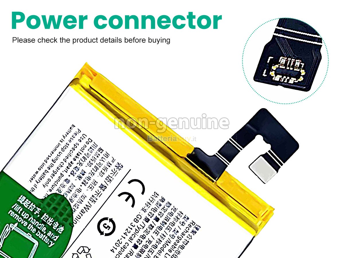 Batteria per Vivo X60 PRO