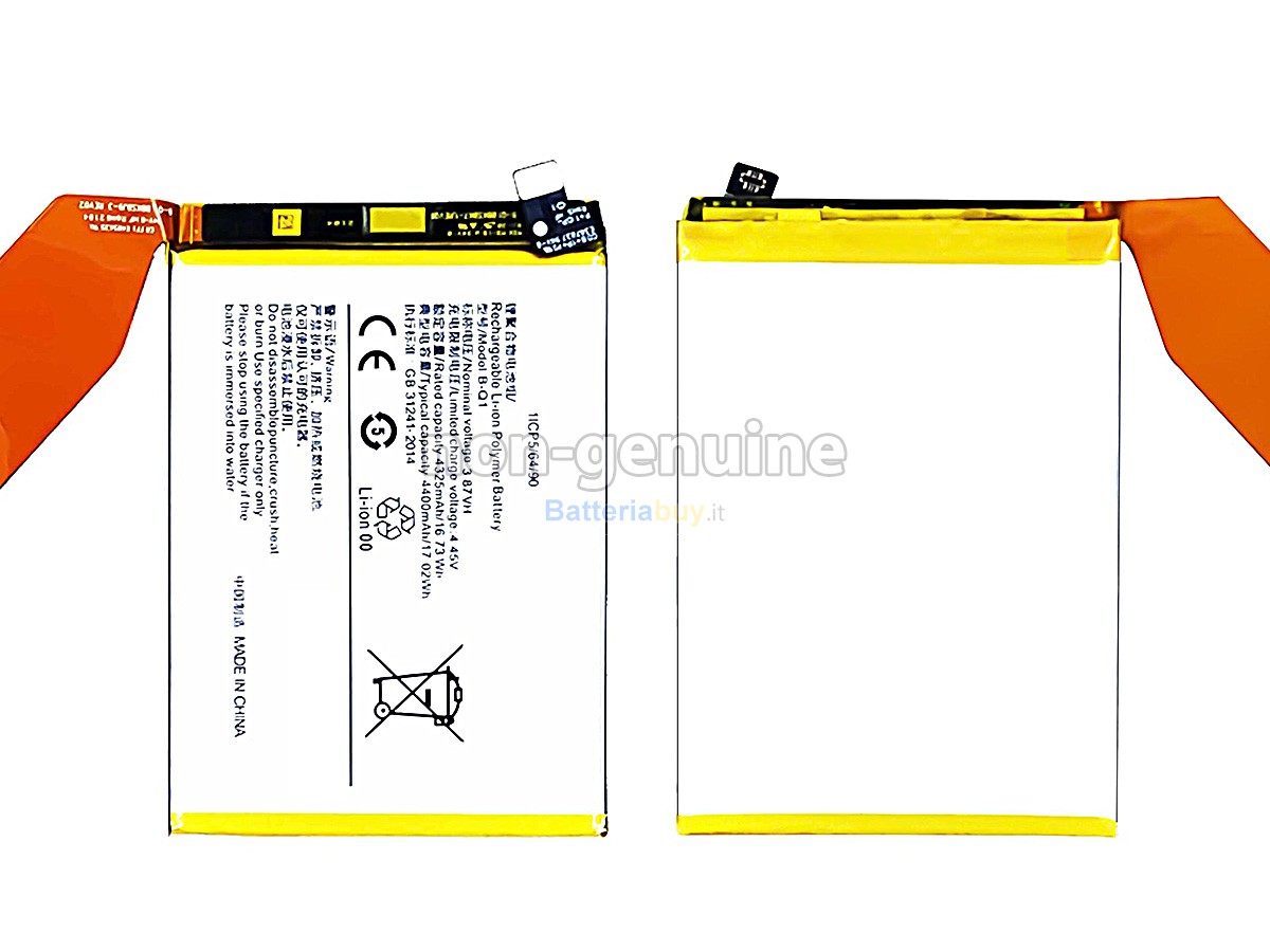 Batteria per Vivo IQOO Z3 V2073A
