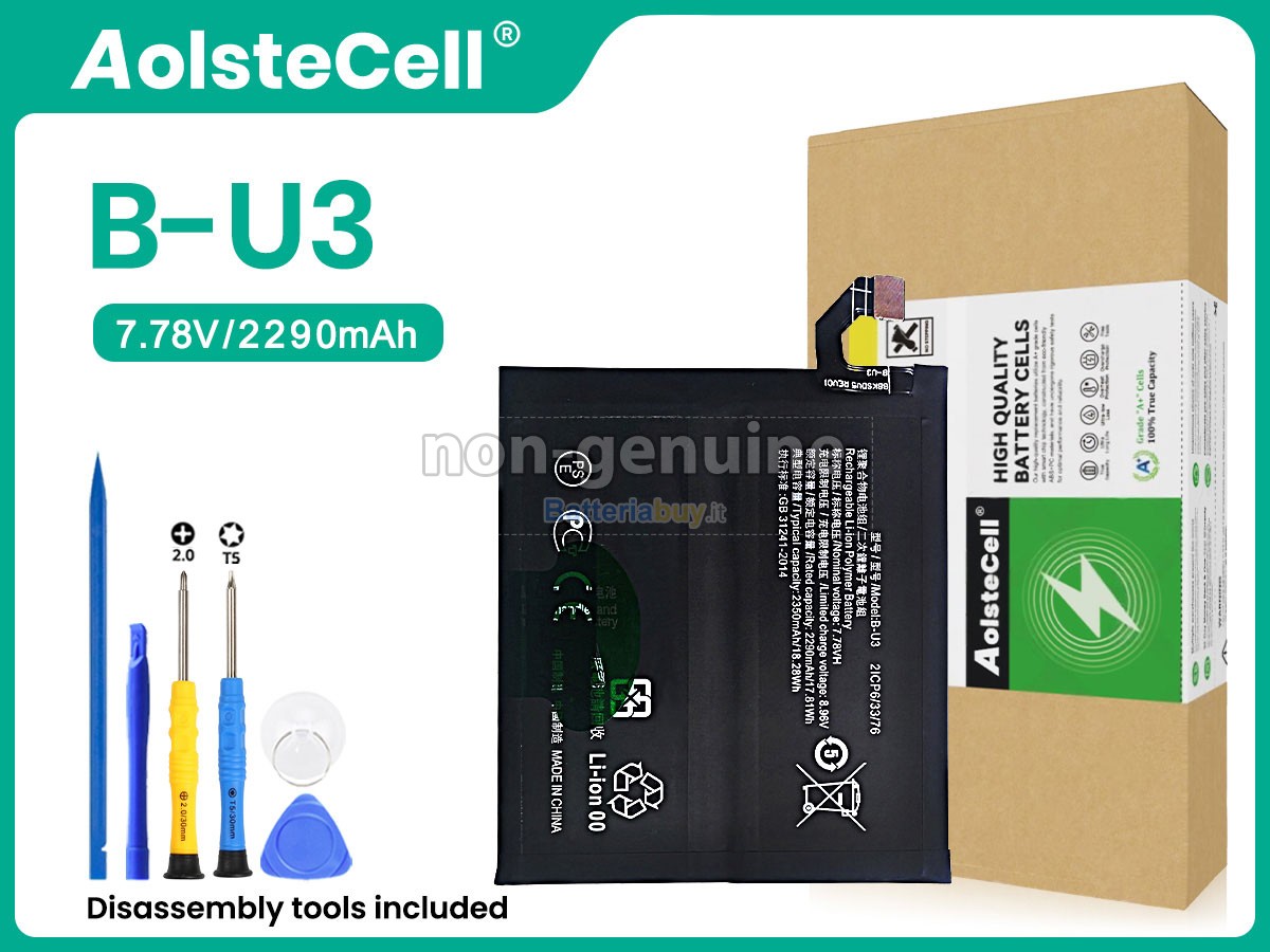 Batteria per Vivo X80 PRO V2145