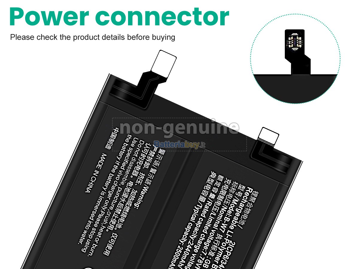 Batteria per Vivo IQOO NEO 7