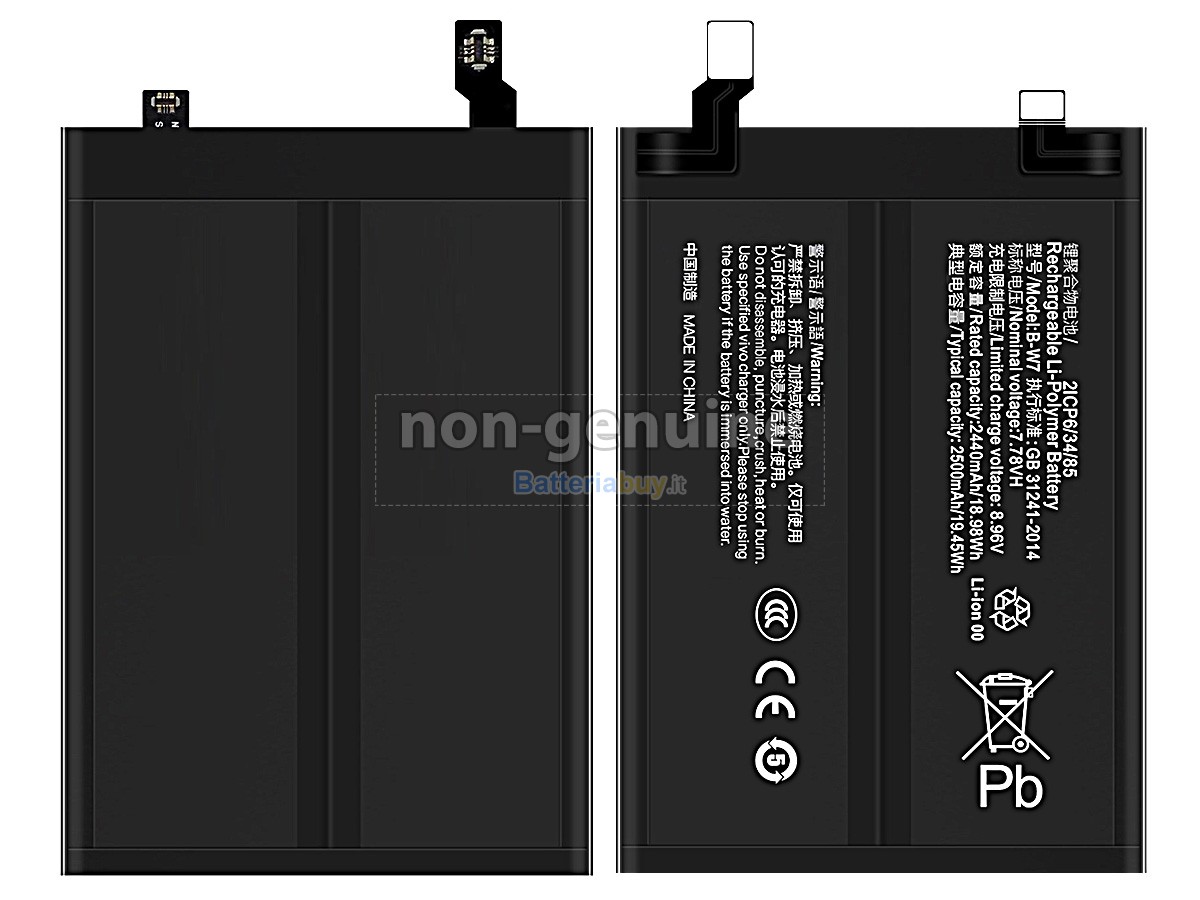 Batteria per Vivo IQOO NEO 7