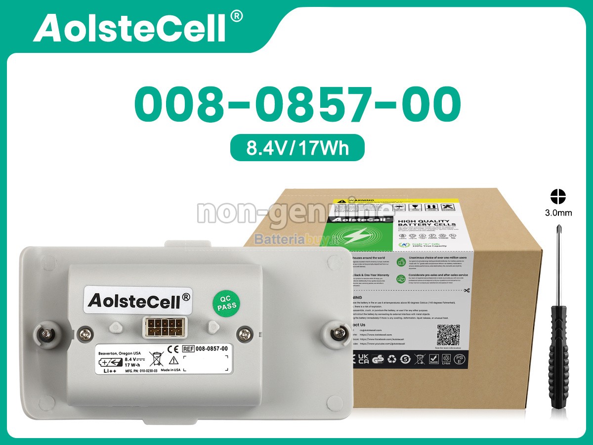 Batteria per Welch Allyn 008-0857-00