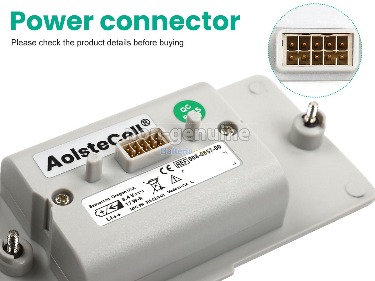 Batteria per Welch Allyn 008-0857-00